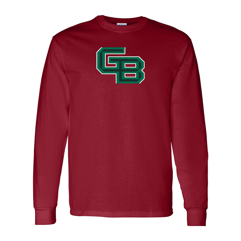 Men's Wisconsin Green Bay Phoenix Gildan Heavy Cotton Long Sleeve T-Shirt